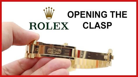 Rolex watch how to open